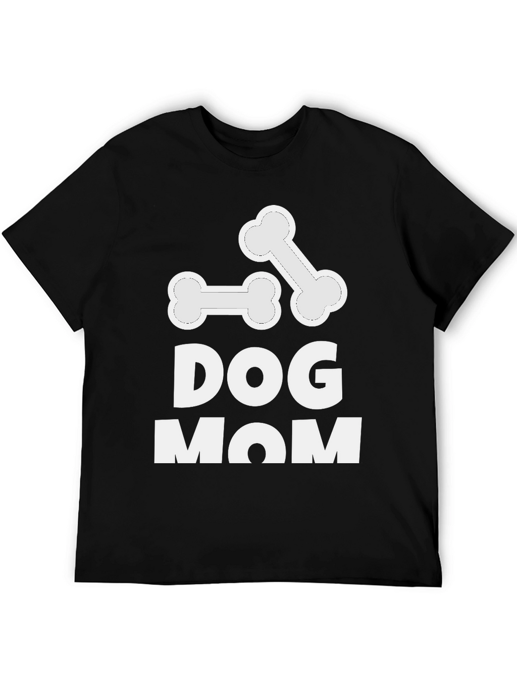 Dog Mom T-Shirt - Cute Bone Design