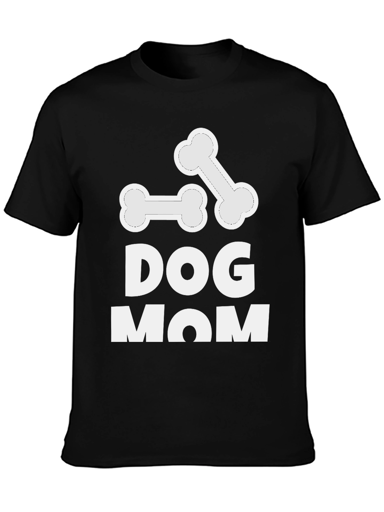 Dog Mom T-Shirt - Cute Bone Design