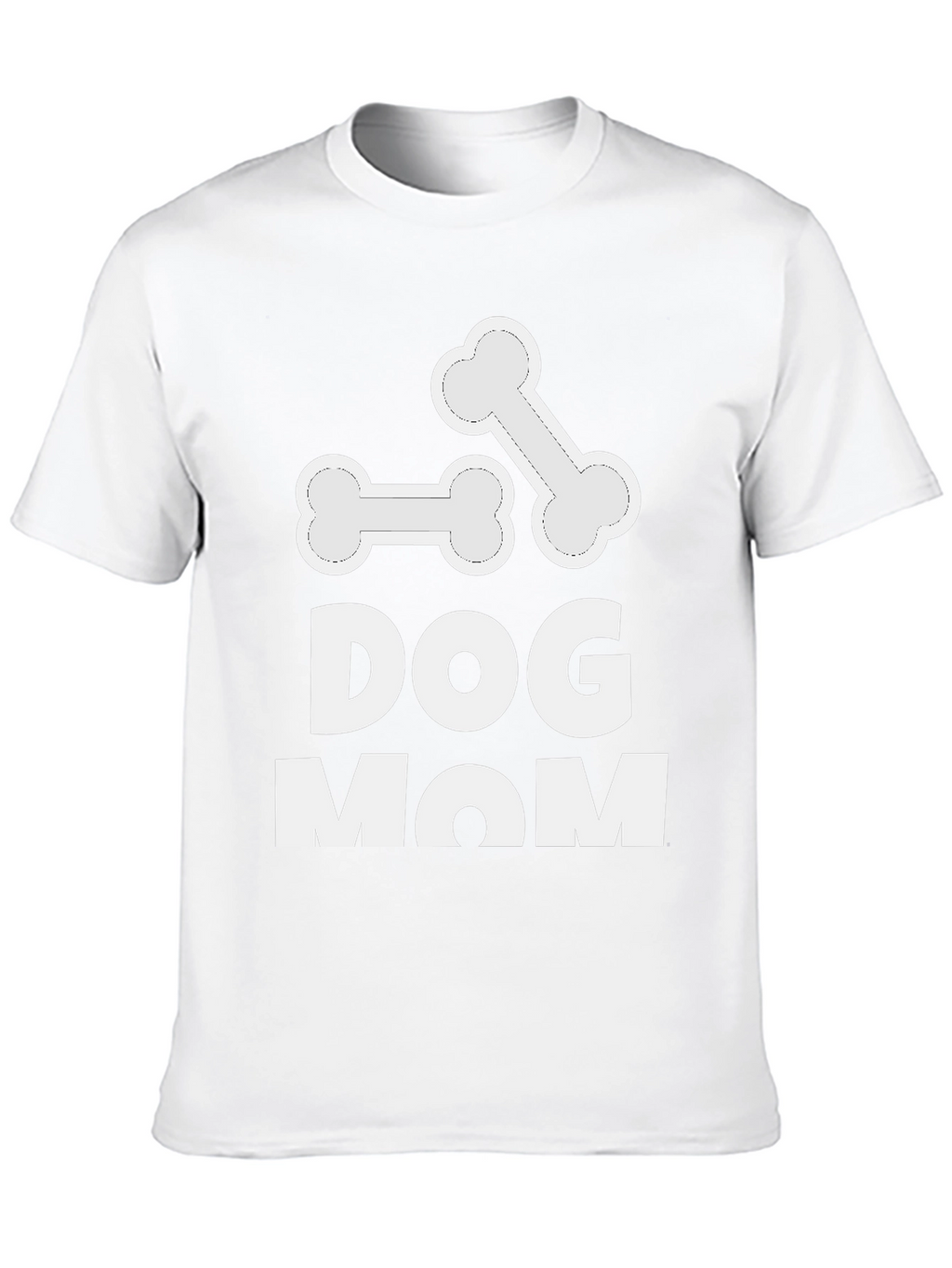 Dog Mom T-Shirt - Cute Bone Design