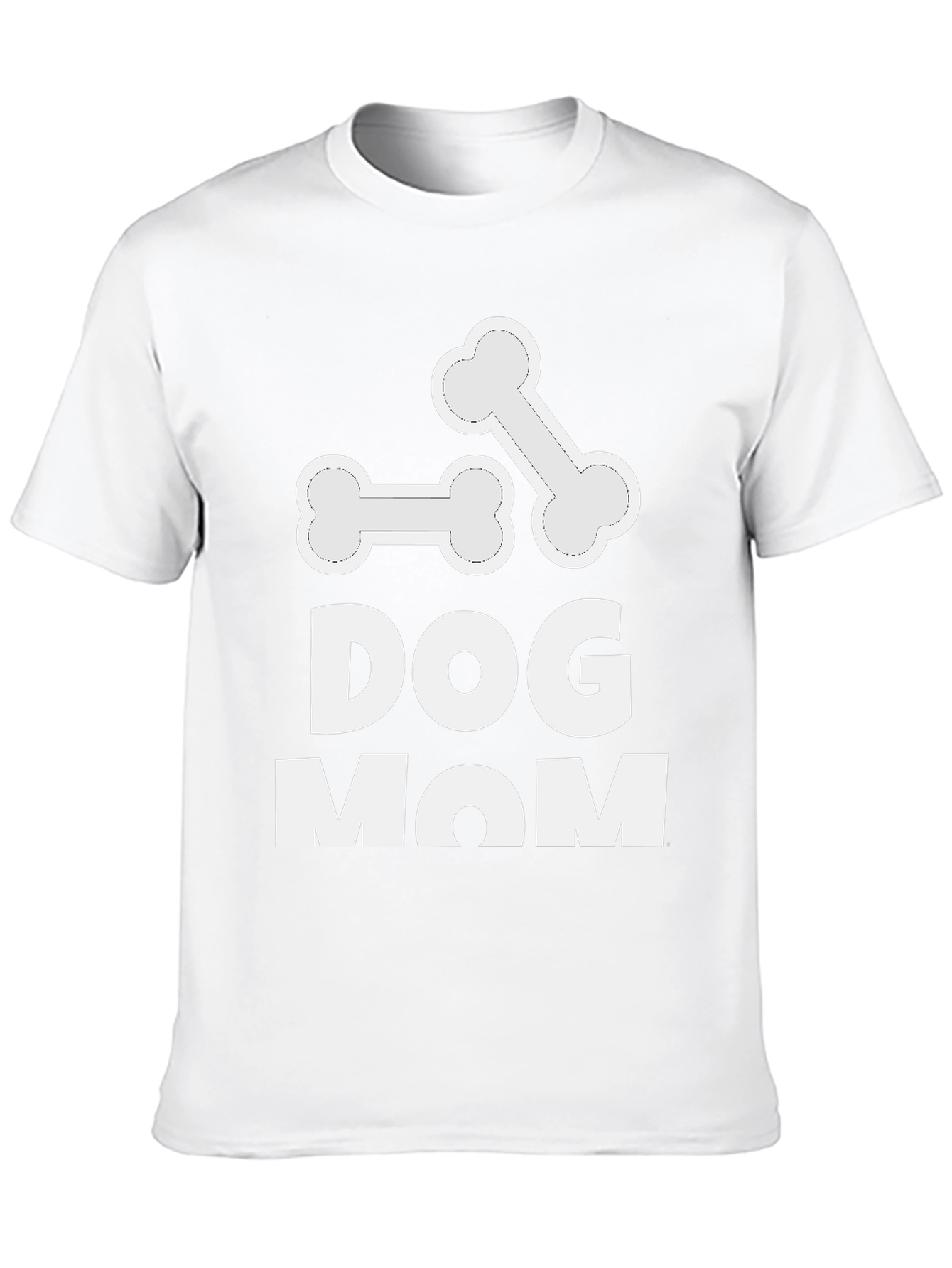 Dog Mom T-Shirt - Cute Bone Design