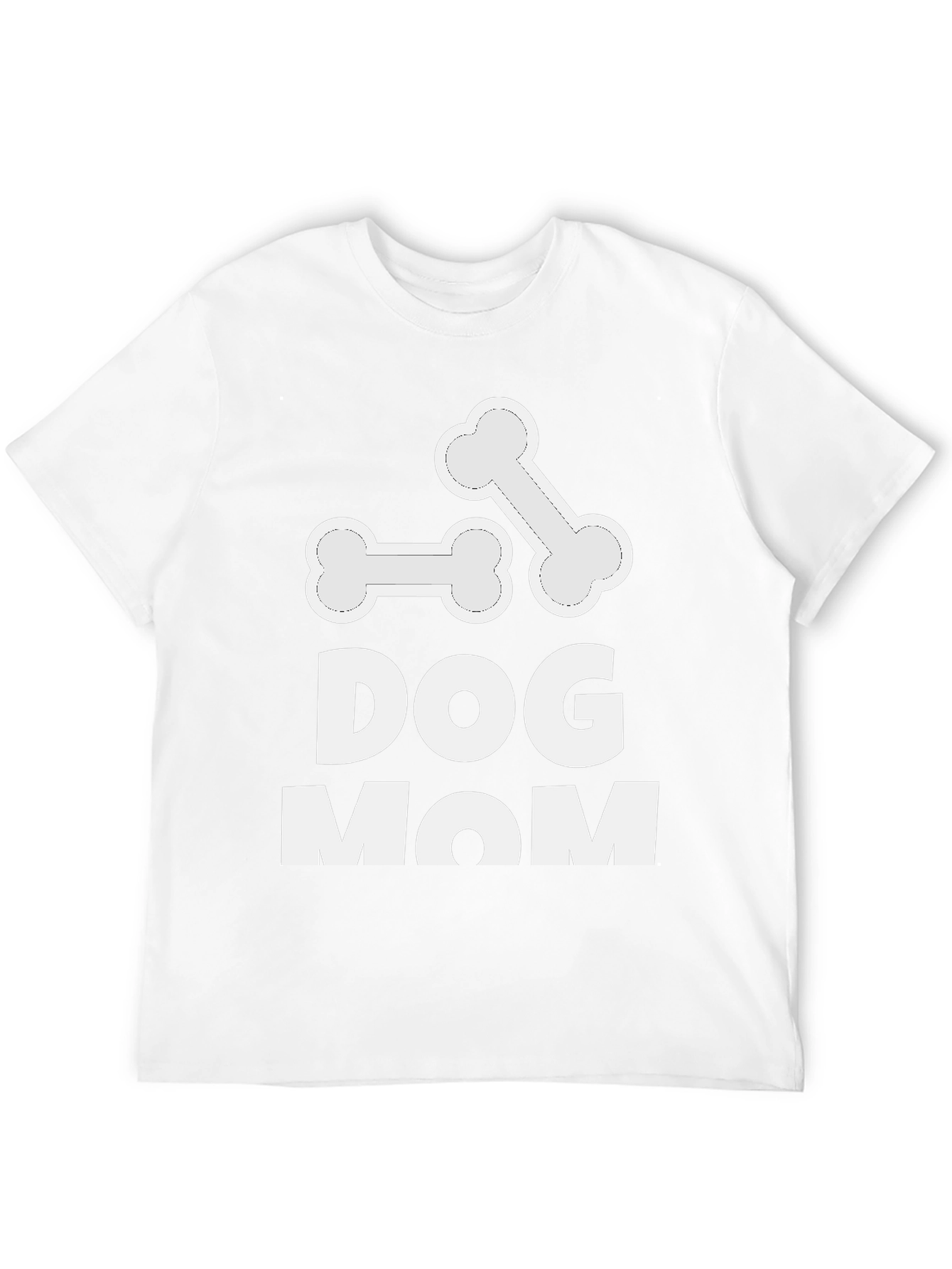Dog Mom T-Shirt - Cute Bone Design