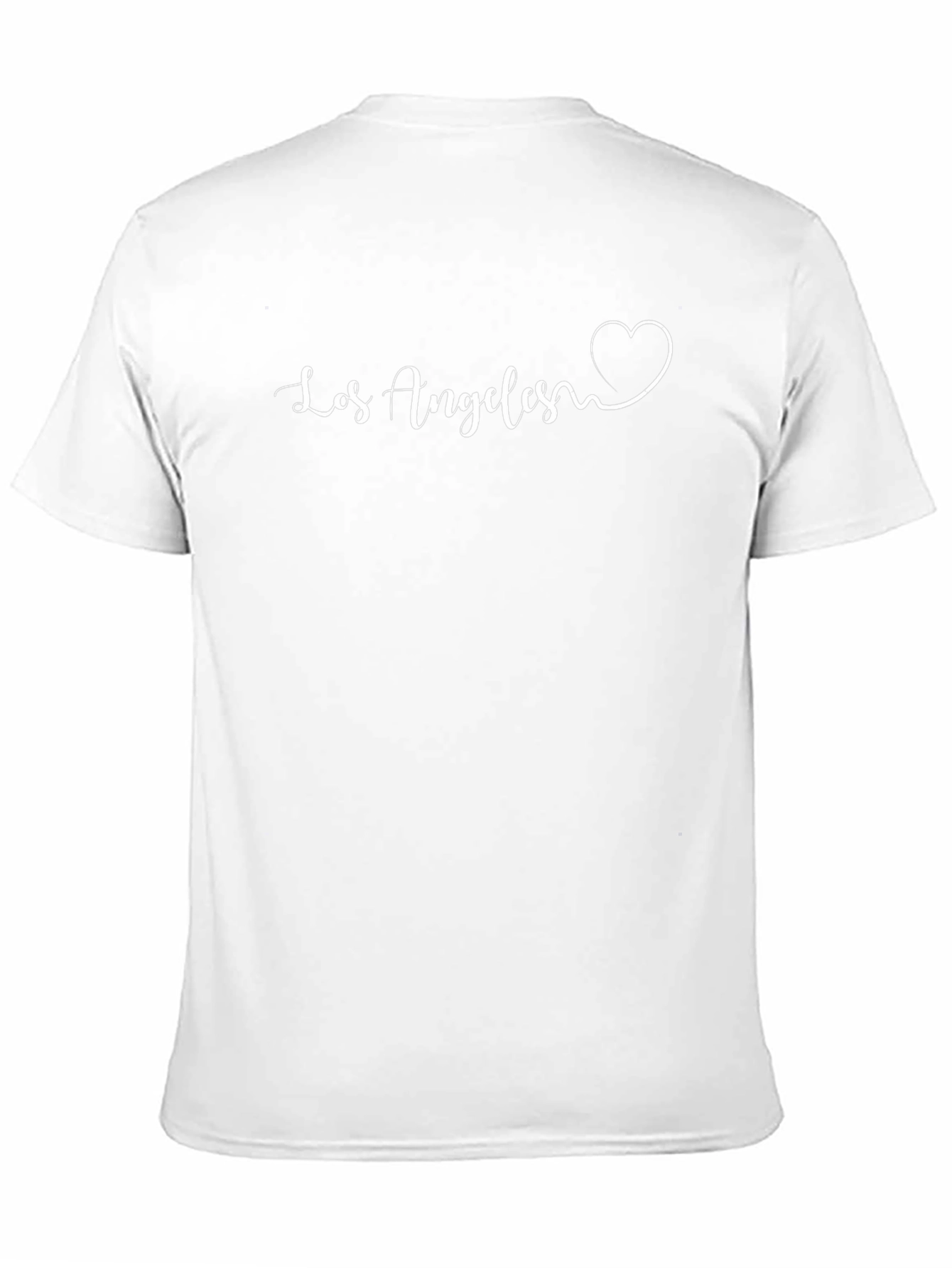 Los Angeles Heart Graphic Tee - Trendy Casual Top