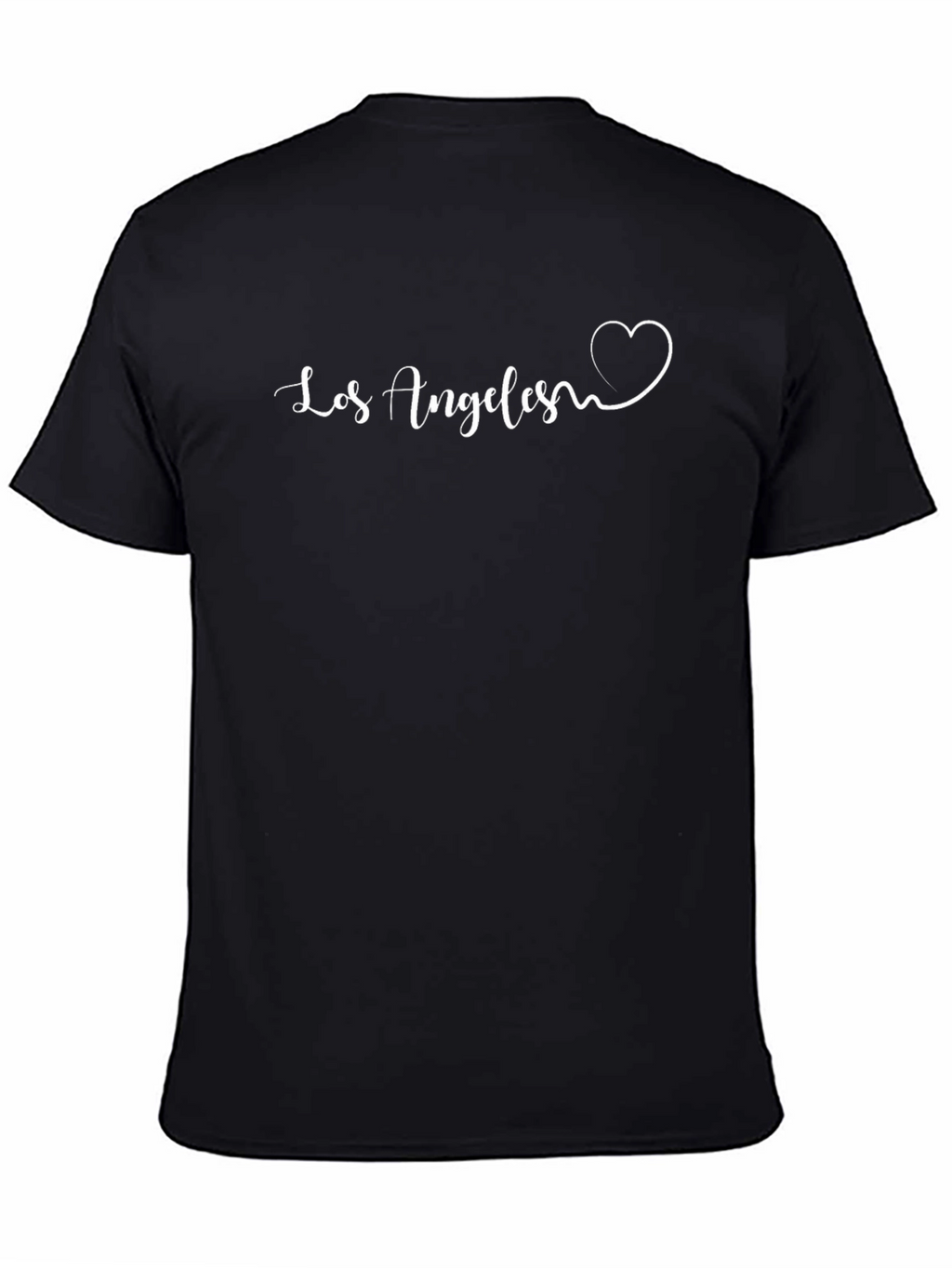 Los Angeles Heart Graphic Tee - Trendy Casual Top