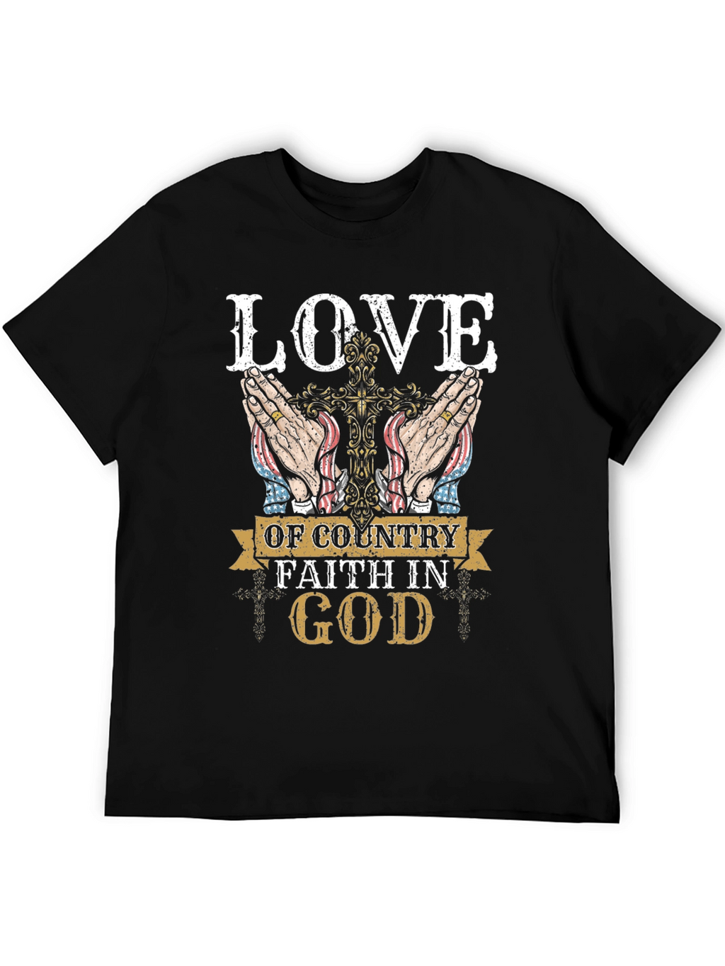 Love of Country Faith in God Graphic T-Shirt