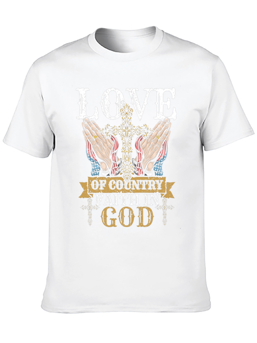 Love of Country Faith in God Graphic T-Shirt