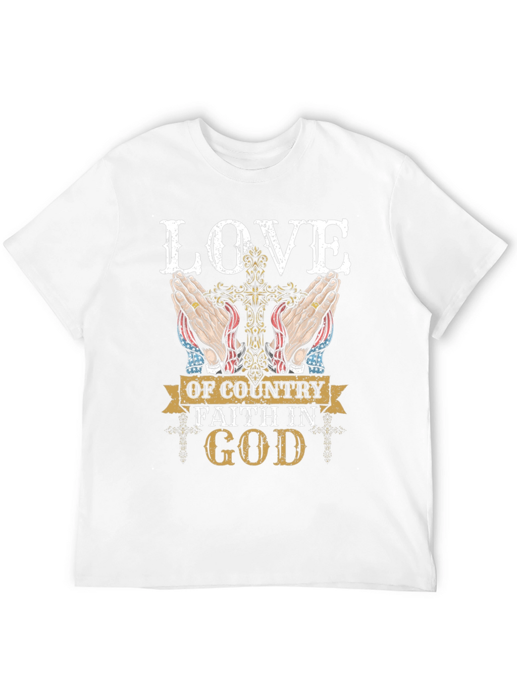 Love of Country Faith in God Graphic T-Shirt