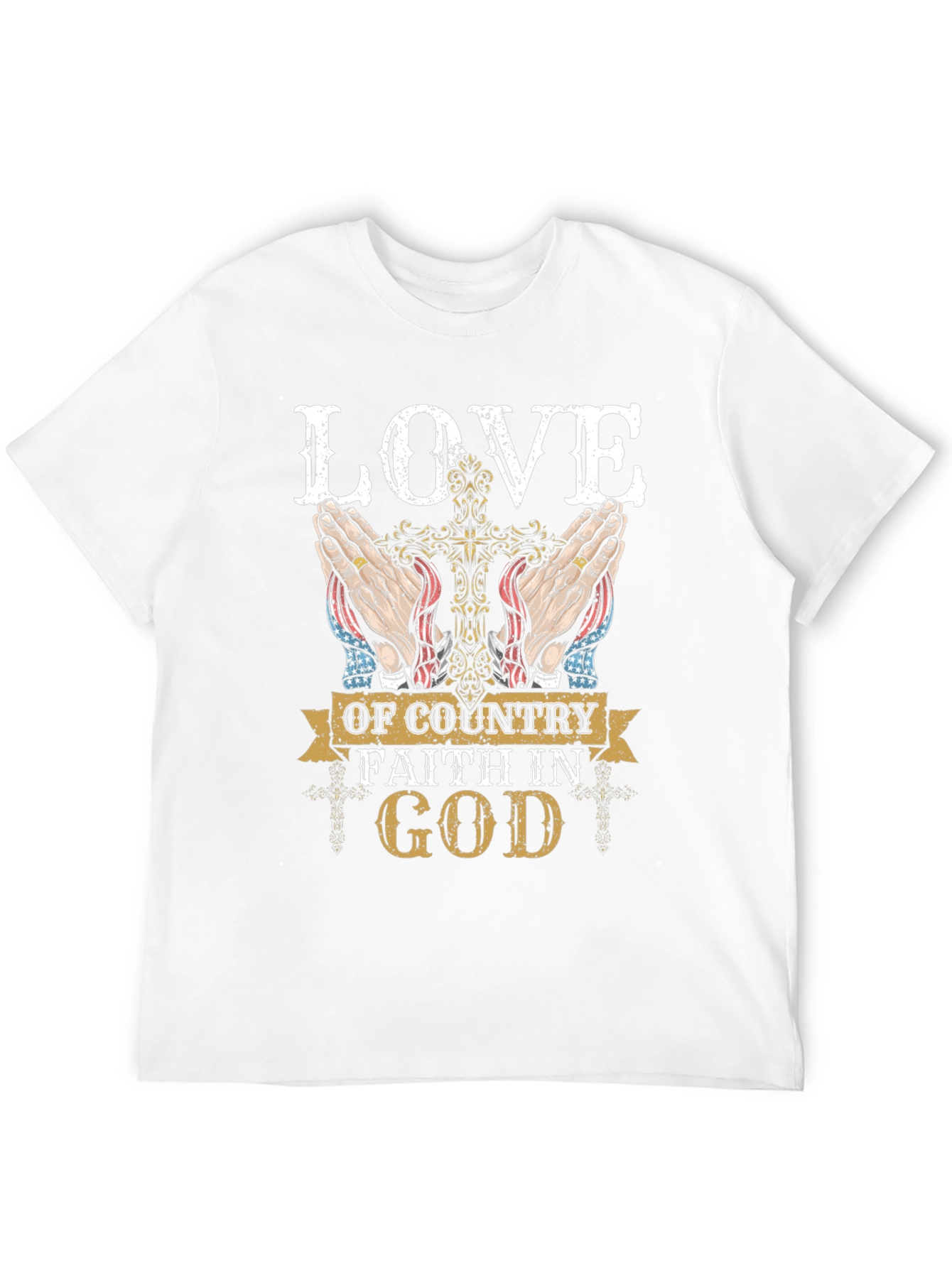 Love of Country Faith in God Graphic T-Shirt