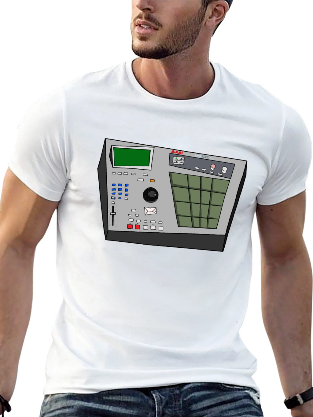 Akai MPC 2000 T-Shirt - Retro Music Production