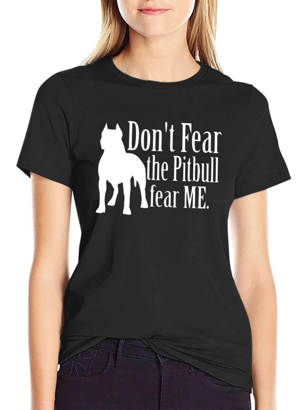Dont Fear the Pitbull Graphic T-Shirt