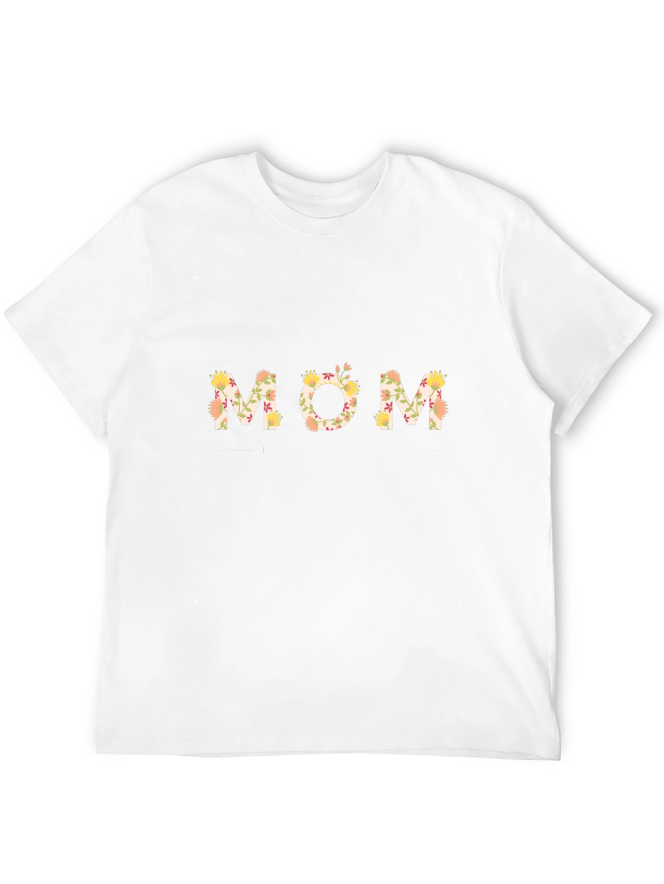 Floral MOM Graphic Tee - Perfect Mothers Day Gift