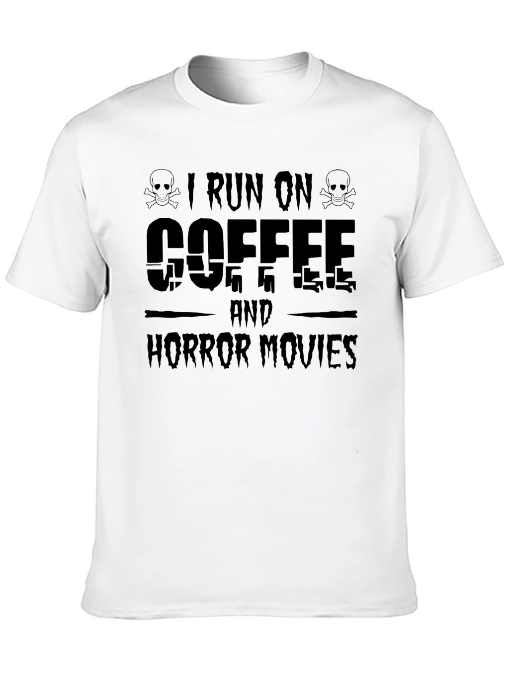 Coffee and Horror Movies Graphic T-Shirt