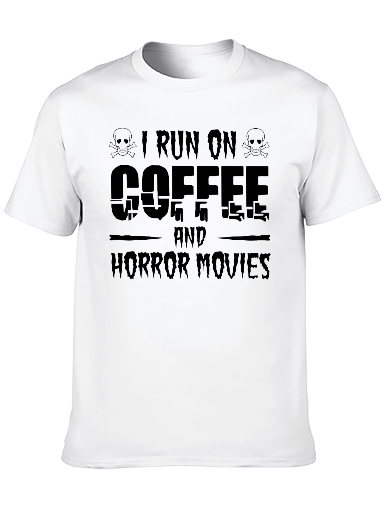 Coffee and Horror Movies Graphic T-Shirt