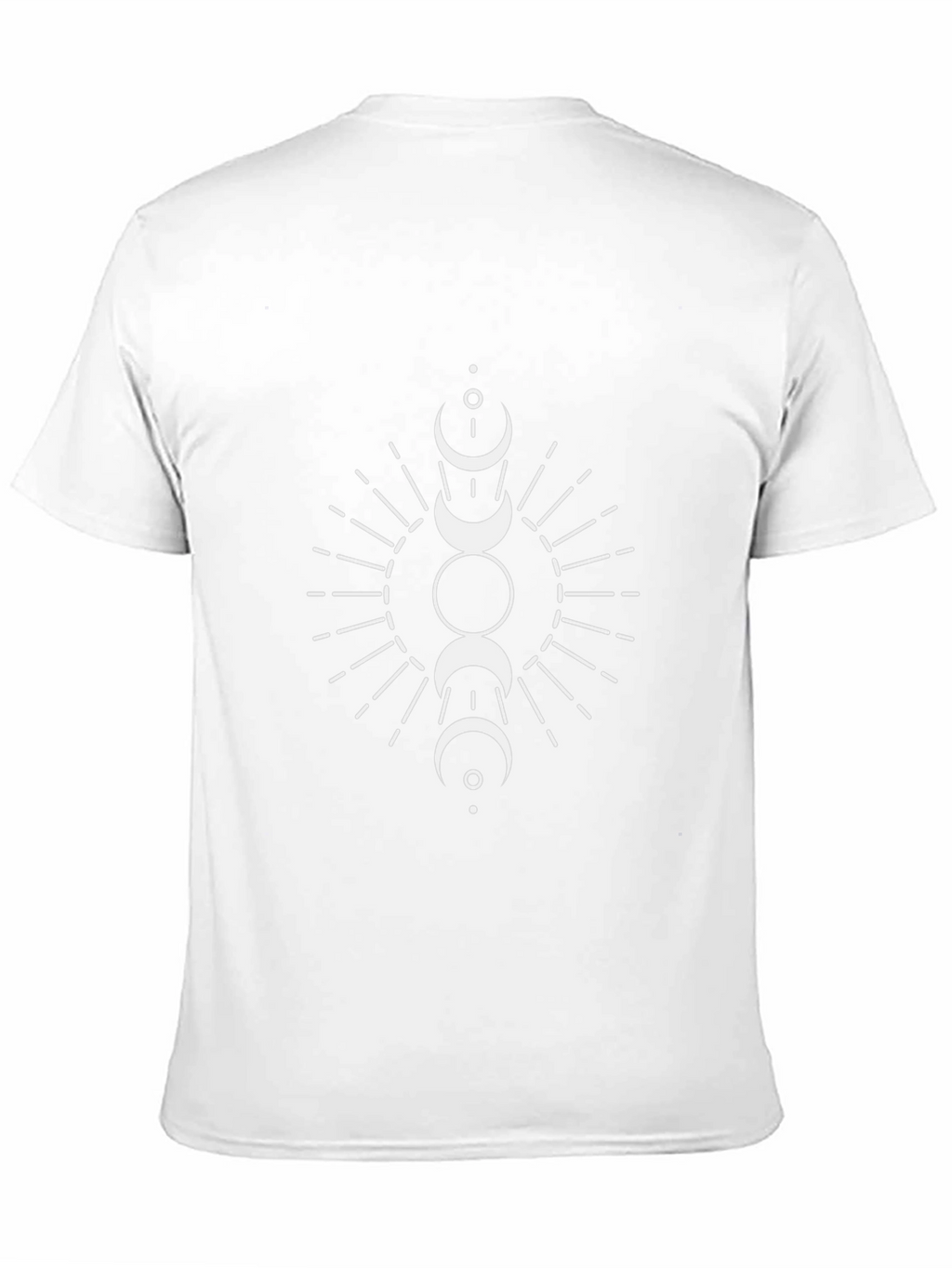 Mystic Moon Phases Graphic Tee - Black