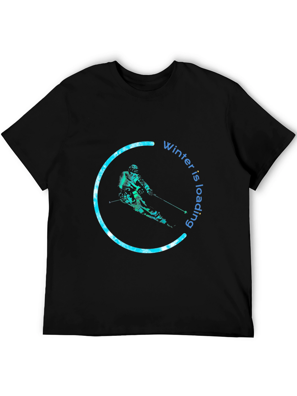 Winter is Loading Skier Graphic T-Shirt