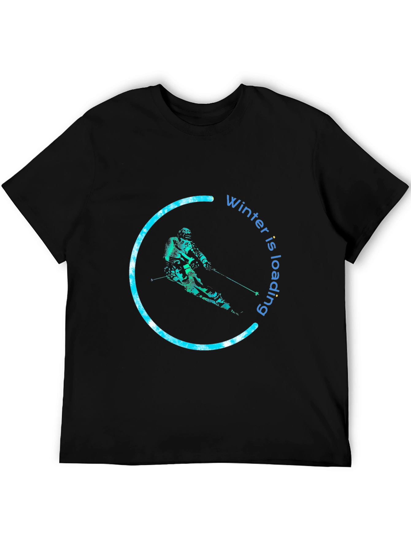 Winter is Loading Skier Graphic T-Shirt