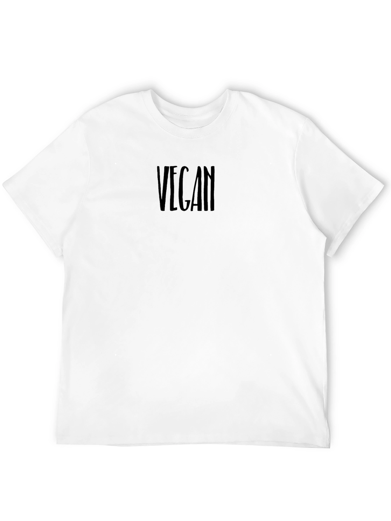 Vegan Black T-Shirt - Stylish & Comfortable