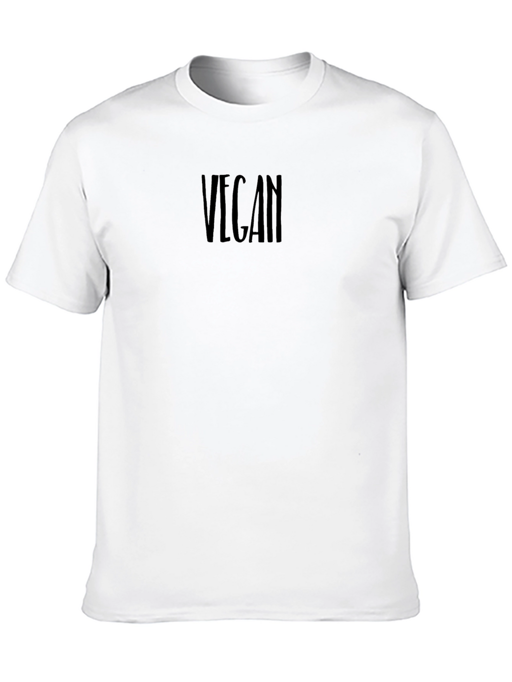 Vegan Black T-Shirt - Stylish & Comfortable