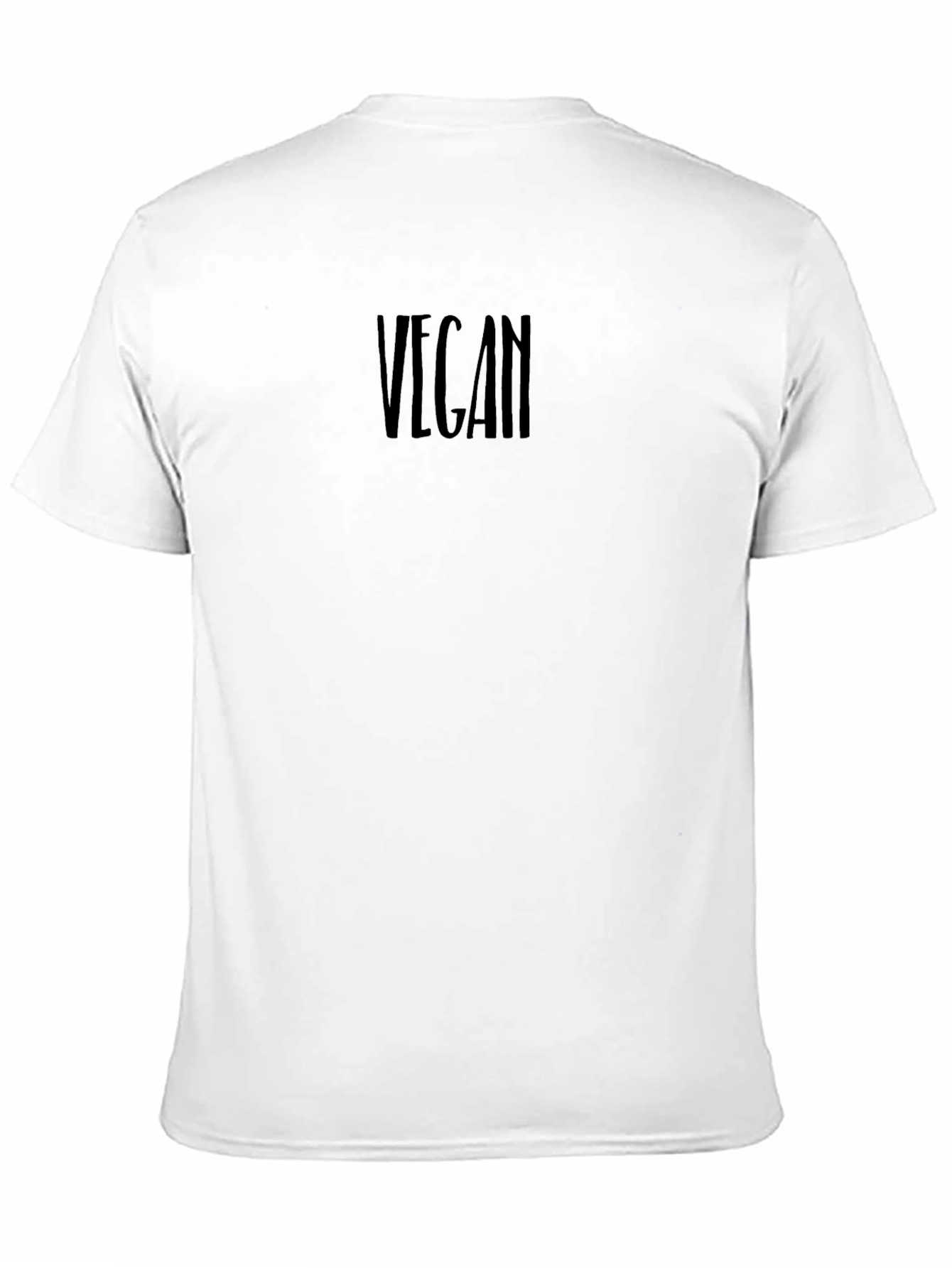 Vegan Black T-Shirt - Stylish & Comfortable