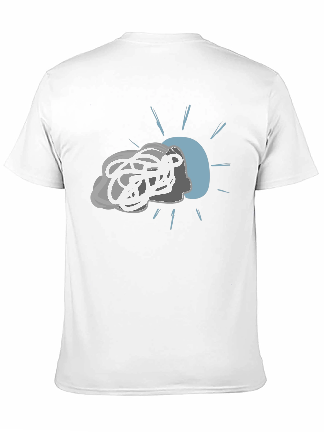 Mind Mess T-Shirt - Chaotic Head Design