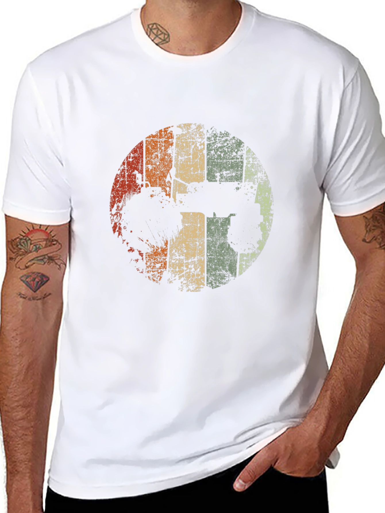Retro Tractor Graphic Tee - Vintage Style Shirt