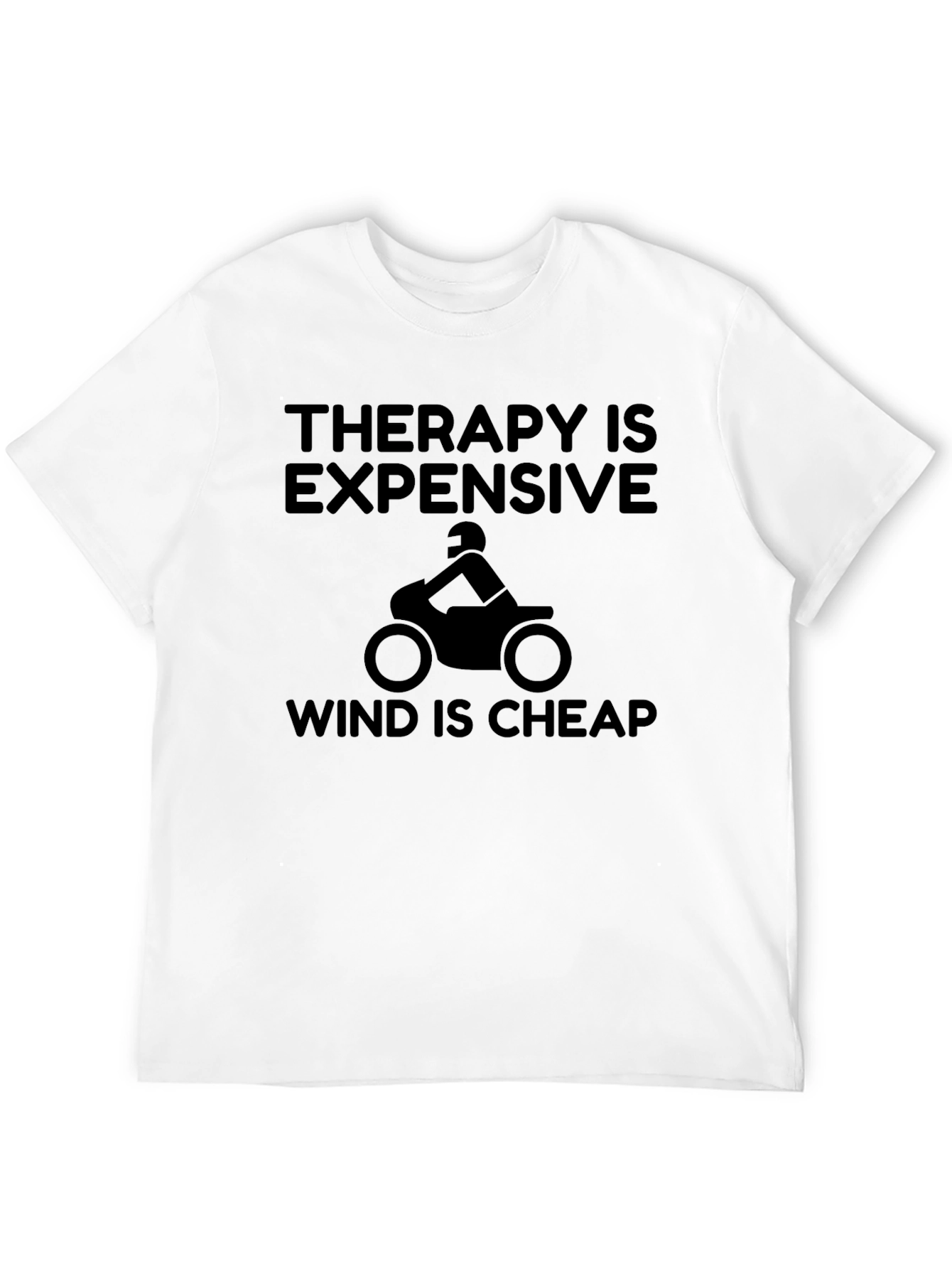 Therapy is Expensive Wind is Cheap Black T-Shirt