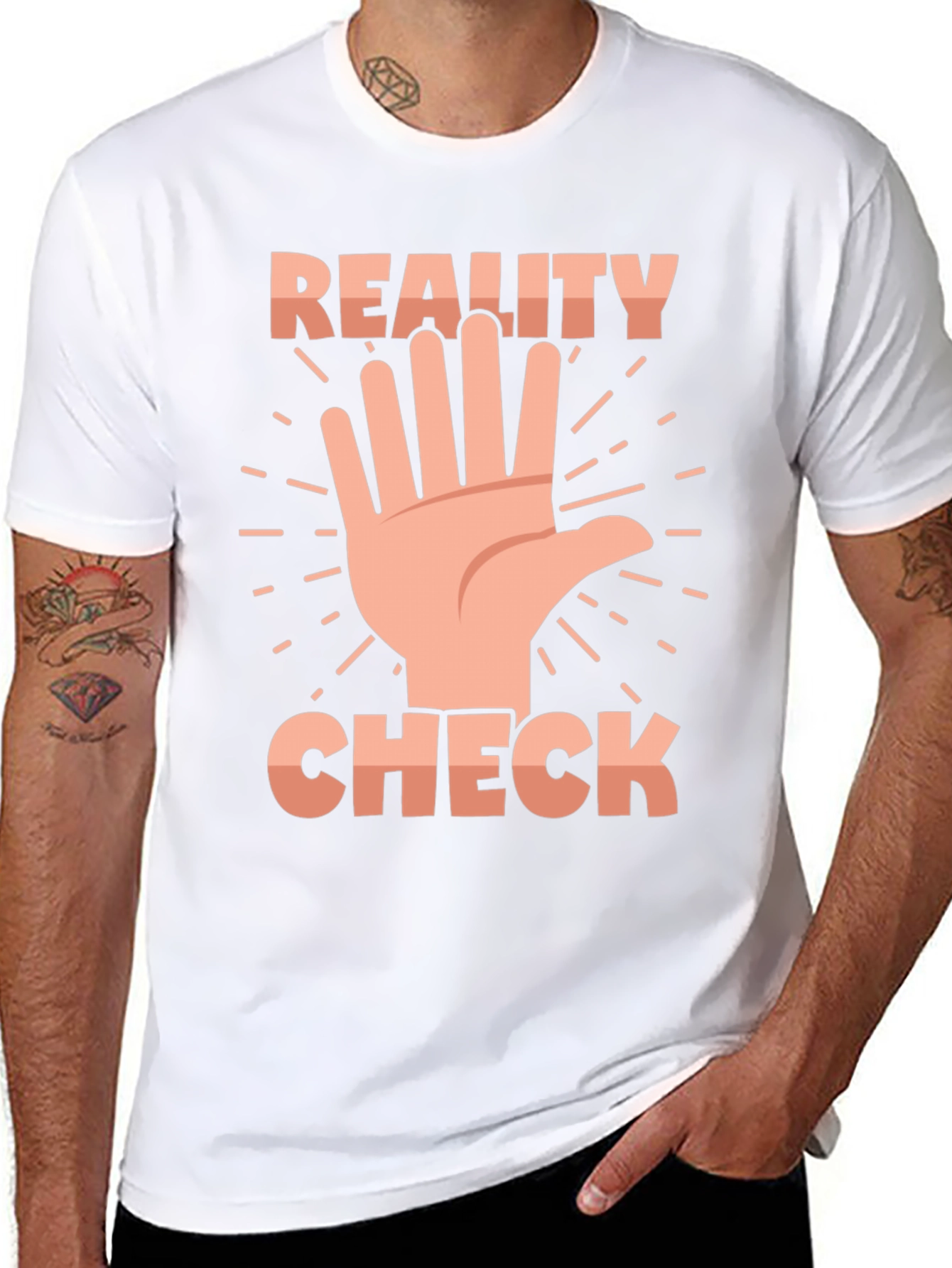 Reality Check Graphic T-Shirt