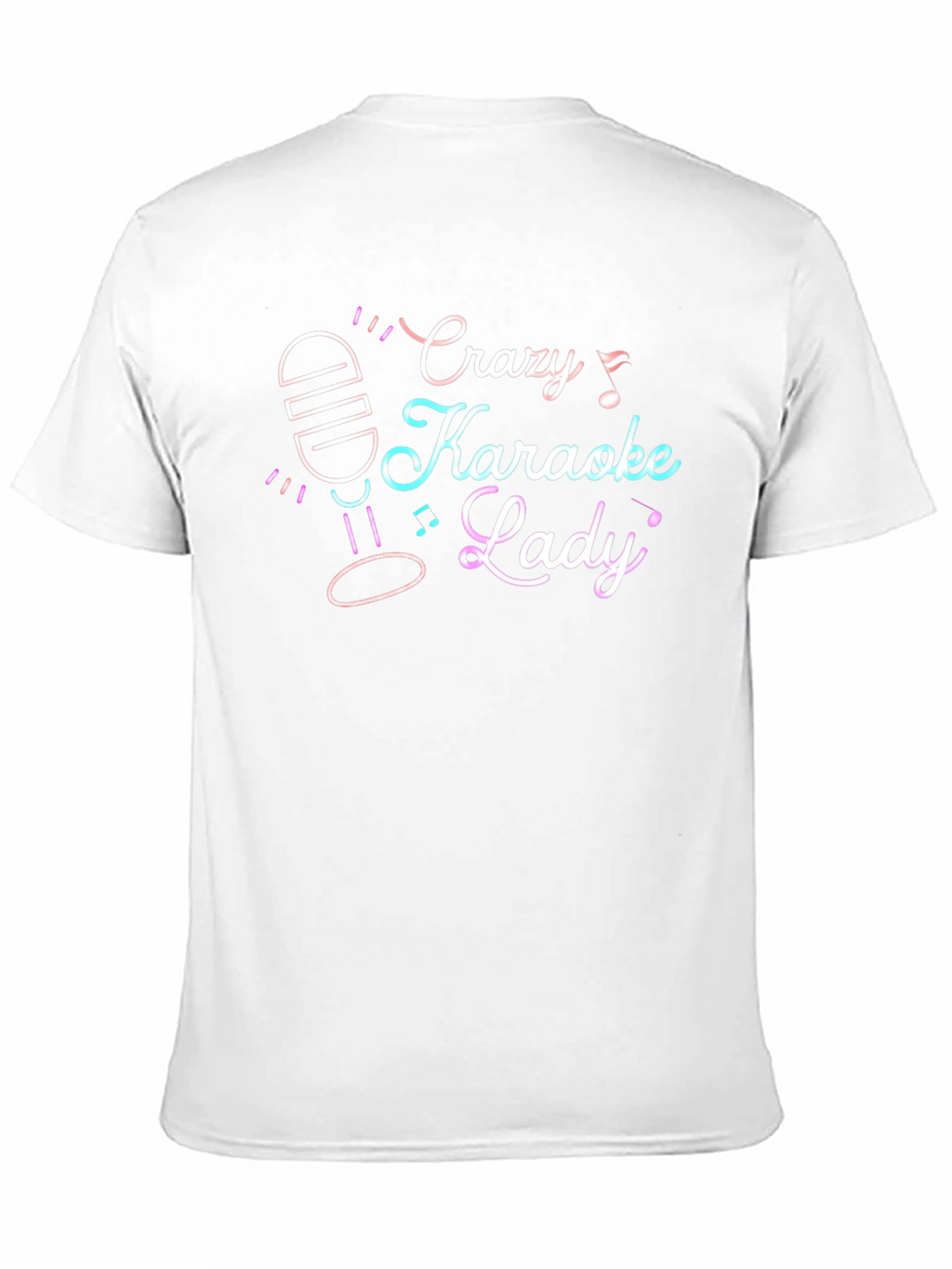 Crazy Karaoke Lady T-Shirt - Fun Karaoke Tee