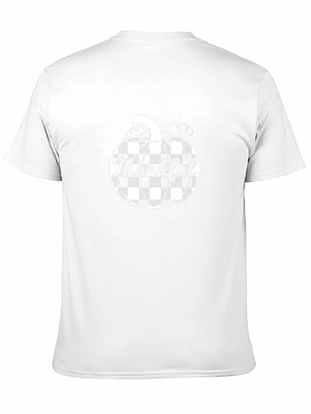 Thankful Pumpkin Plaid T-Shirt
