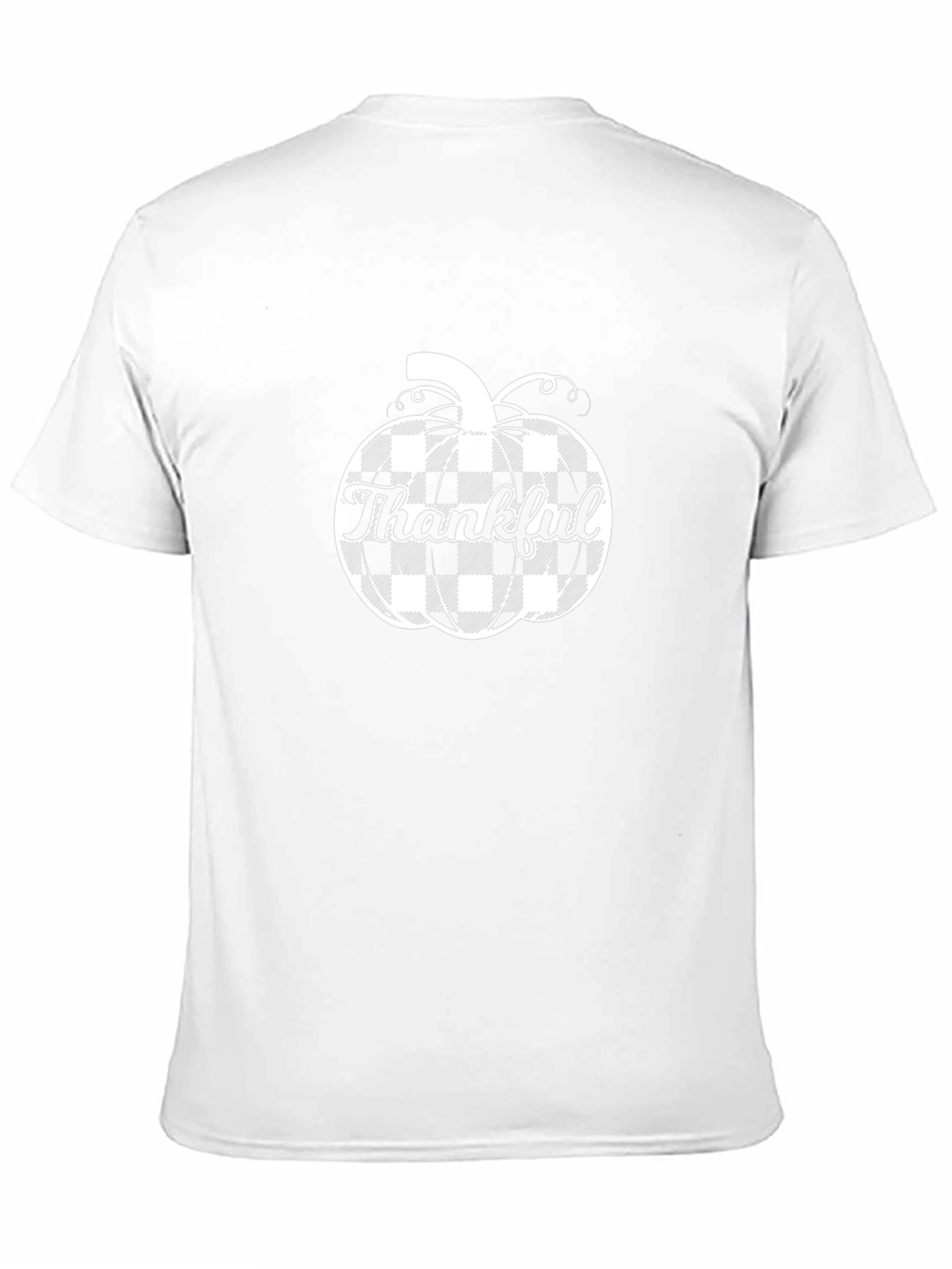 Thankful Pumpkin Plaid T-Shirt