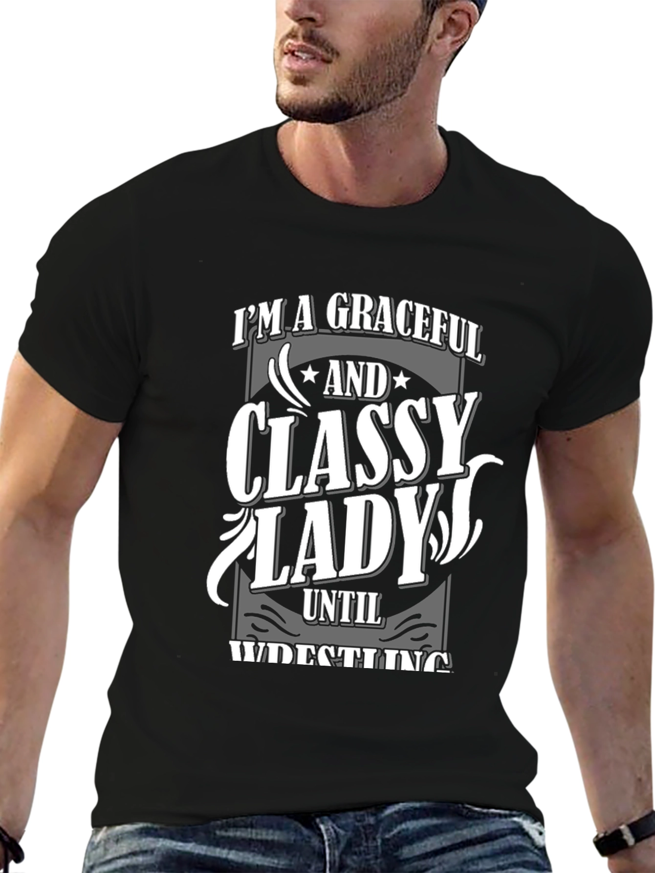 Graceful Classy Lady Wrestling T-Shirt
