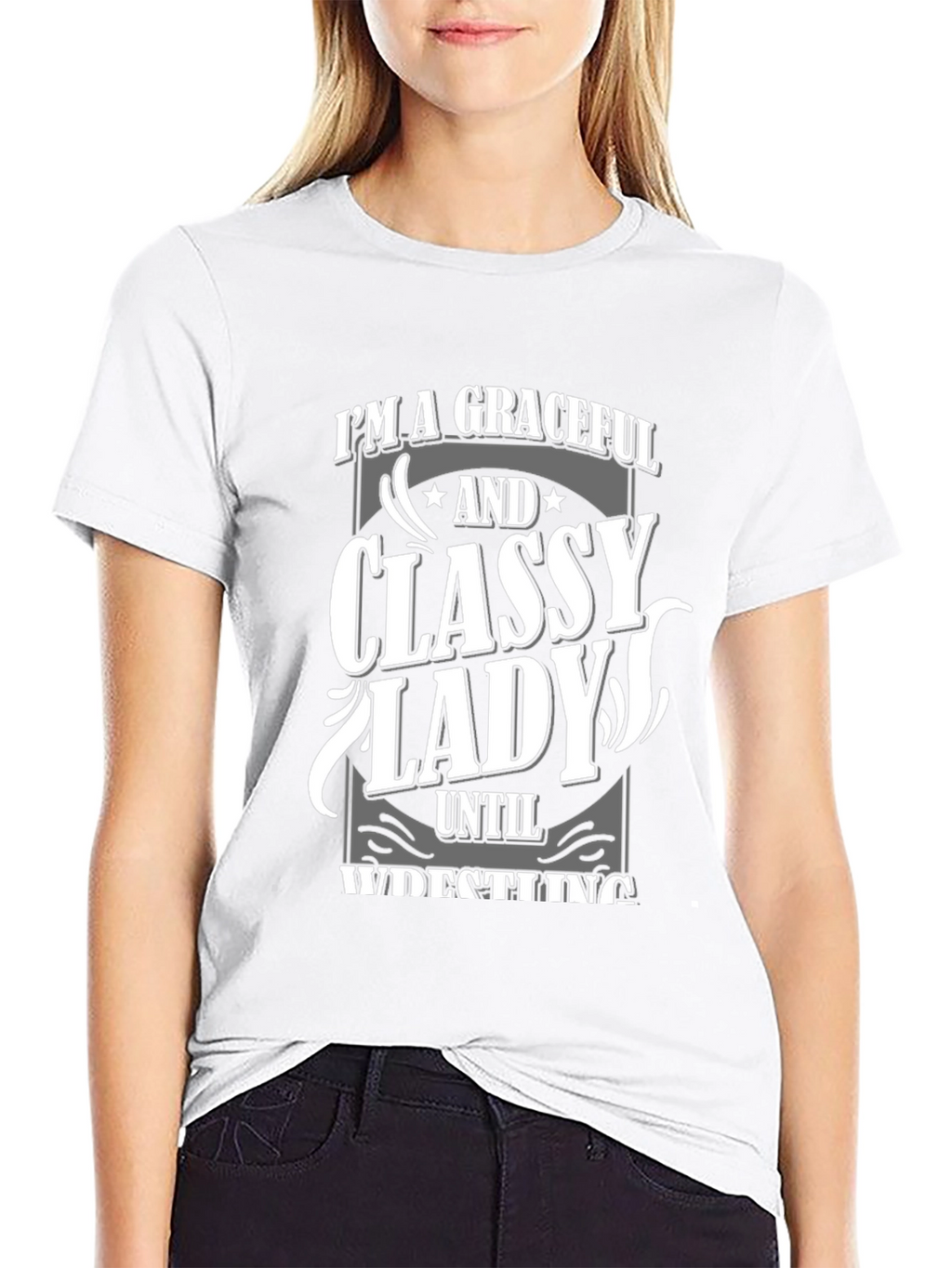 Graceful Classy Lady Wrestling T-Shirt