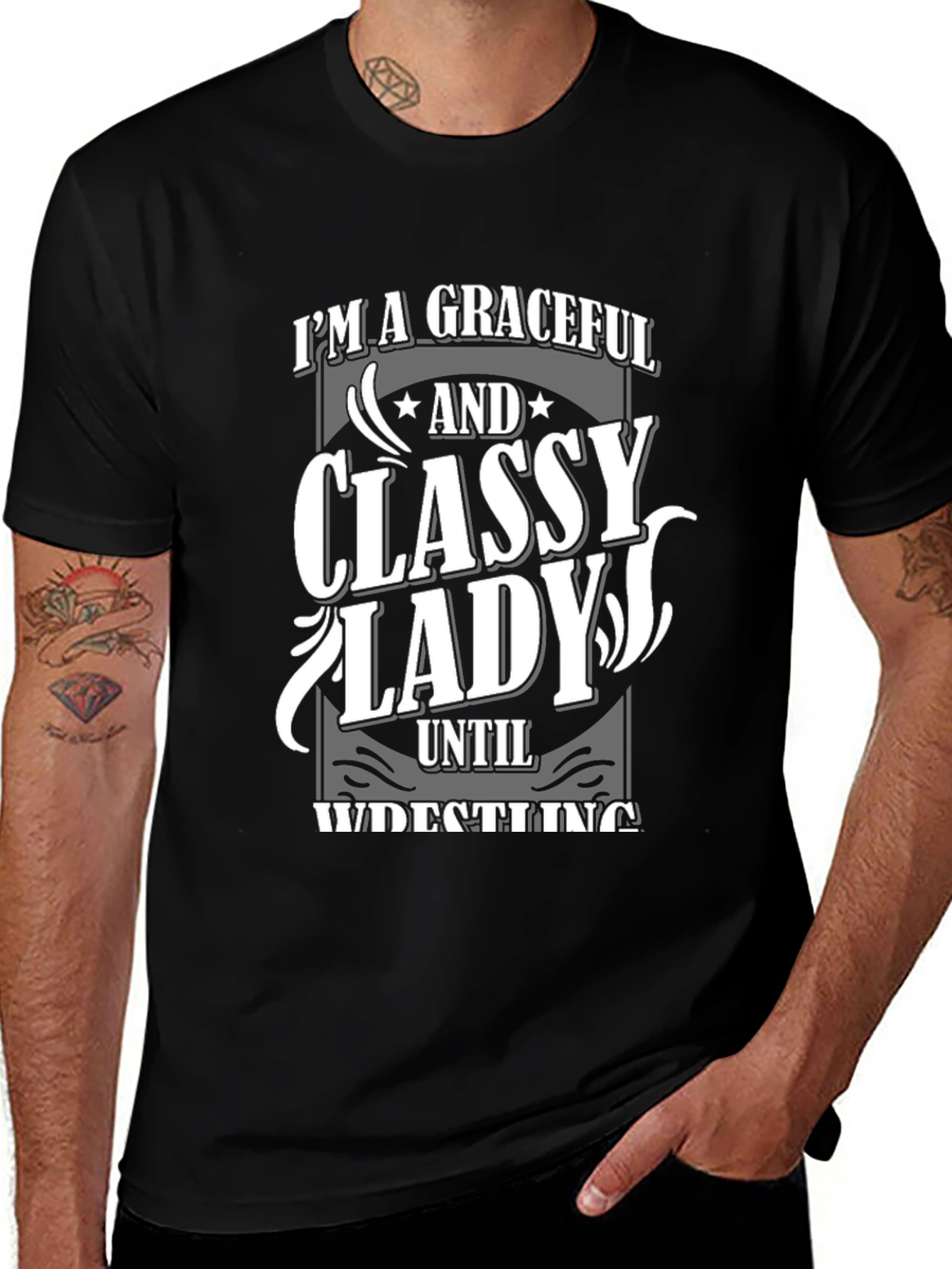 Graceful Classy Lady Wrestling T-Shirt