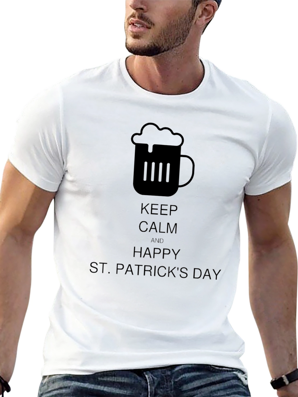 St. Patricks Day Keep Calm Beer T-Shirt