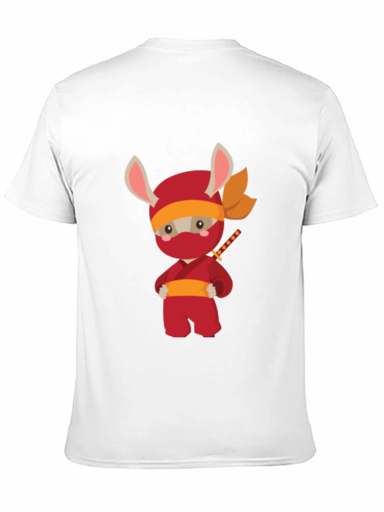 Ninja Bunny Graphic T-Shirt - Black