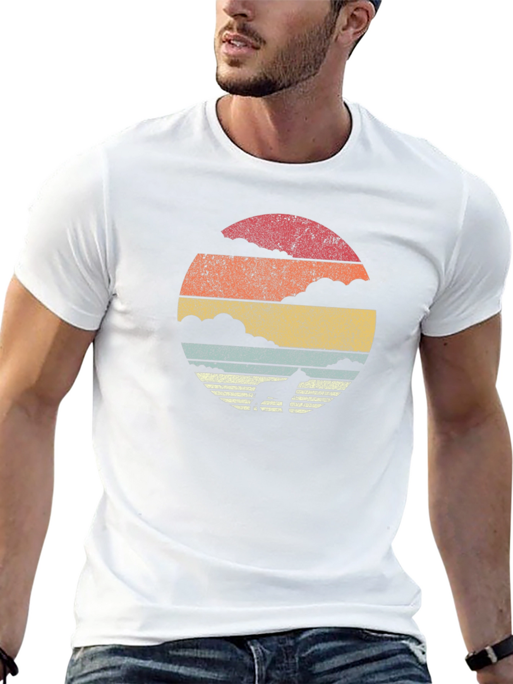 Retro Dog Silhouette T-Shirt
