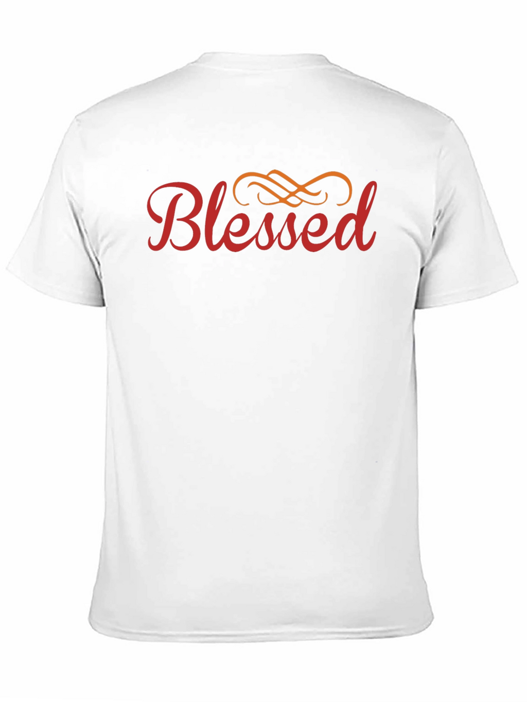 Blessed Graphic Print Crew Neck T-Shirt