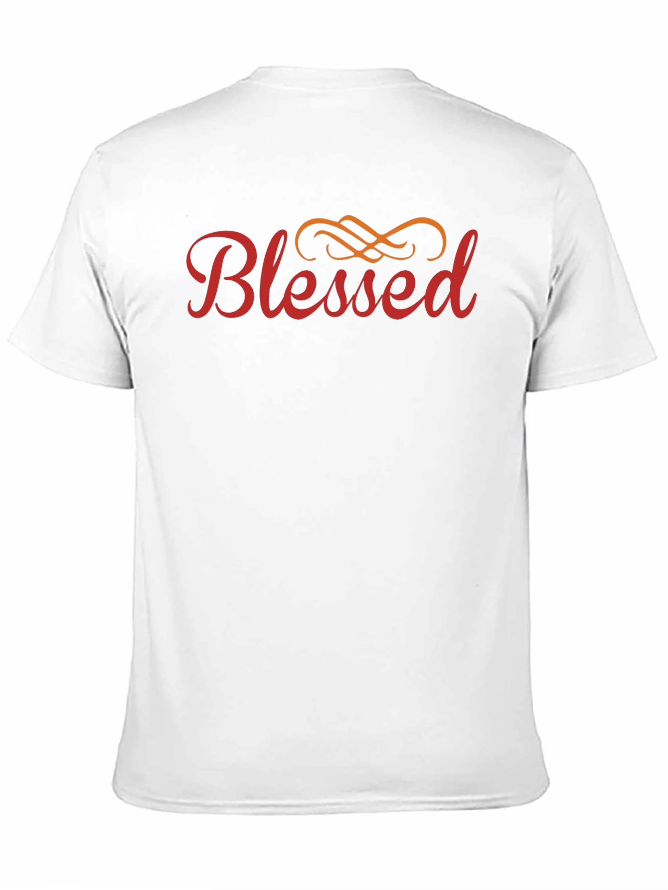 Blessed Graphic Print Crew Neck T-Shirt