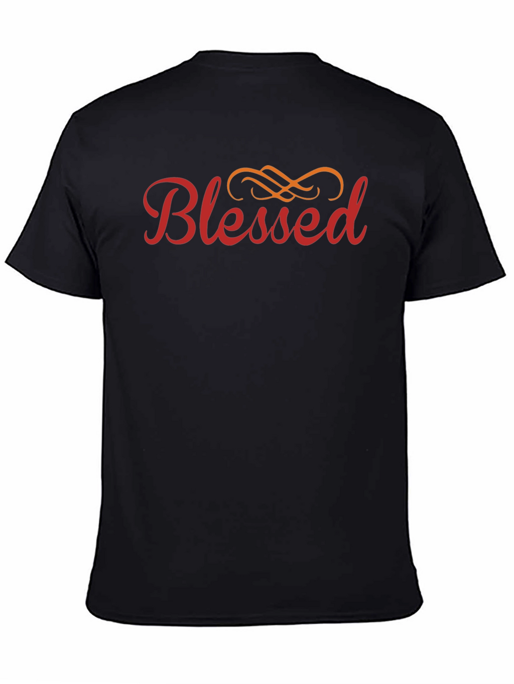 Blessed Graphic Print Crew Neck T-Shirt
