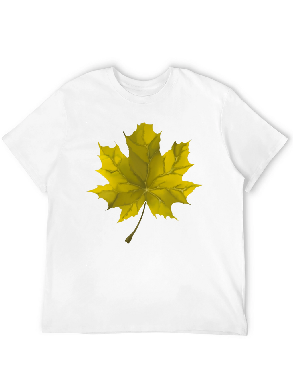 Maple Leaf Graphic Tee - Black Cotton Comfort