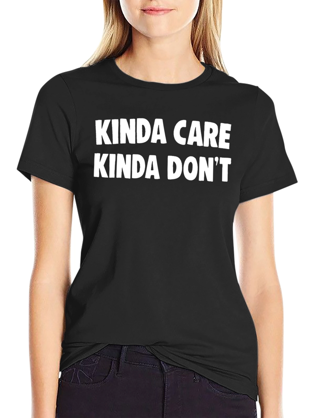 Kinda Care Kinda Dont Graphic Tee