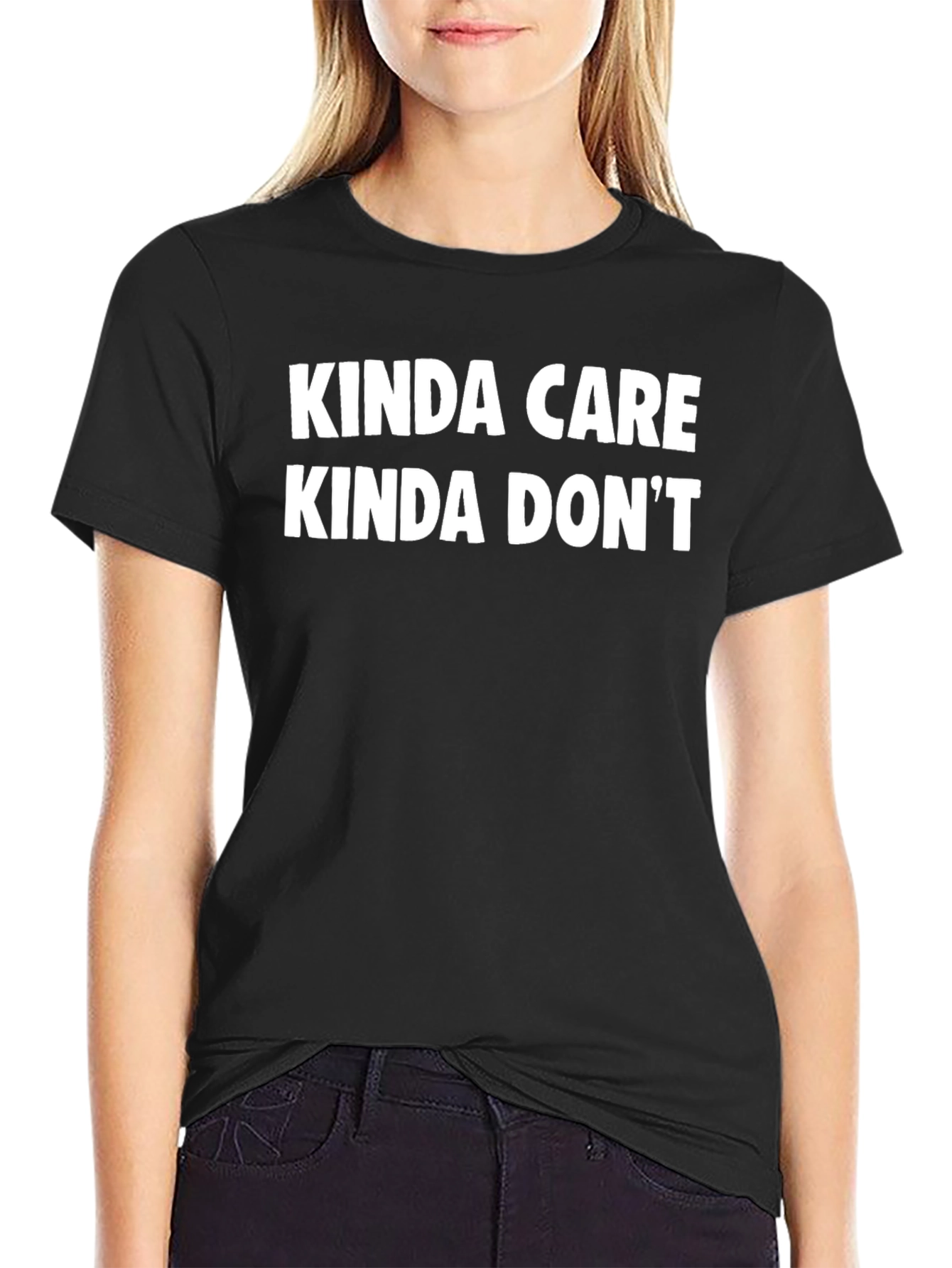 Kinda Care Kinda Dont Graphic Tee