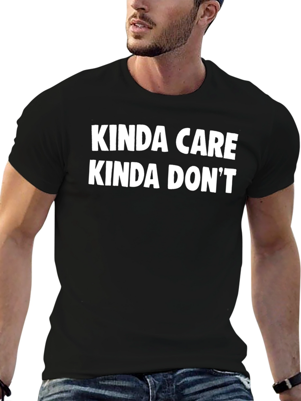 Kinda Care Kinda Dont Graphic Tee