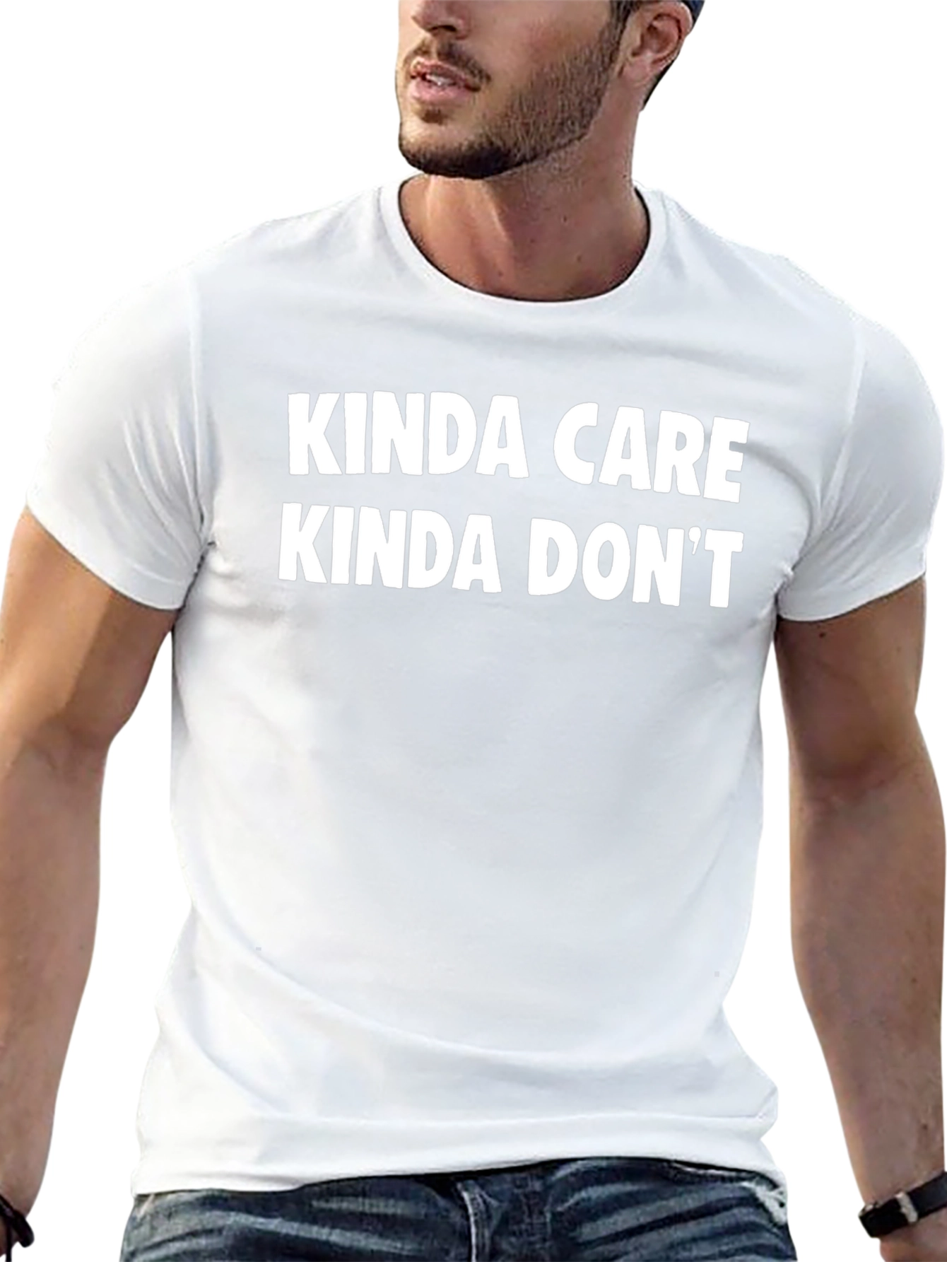 Kinda Care Kinda Dont Graphic Tee