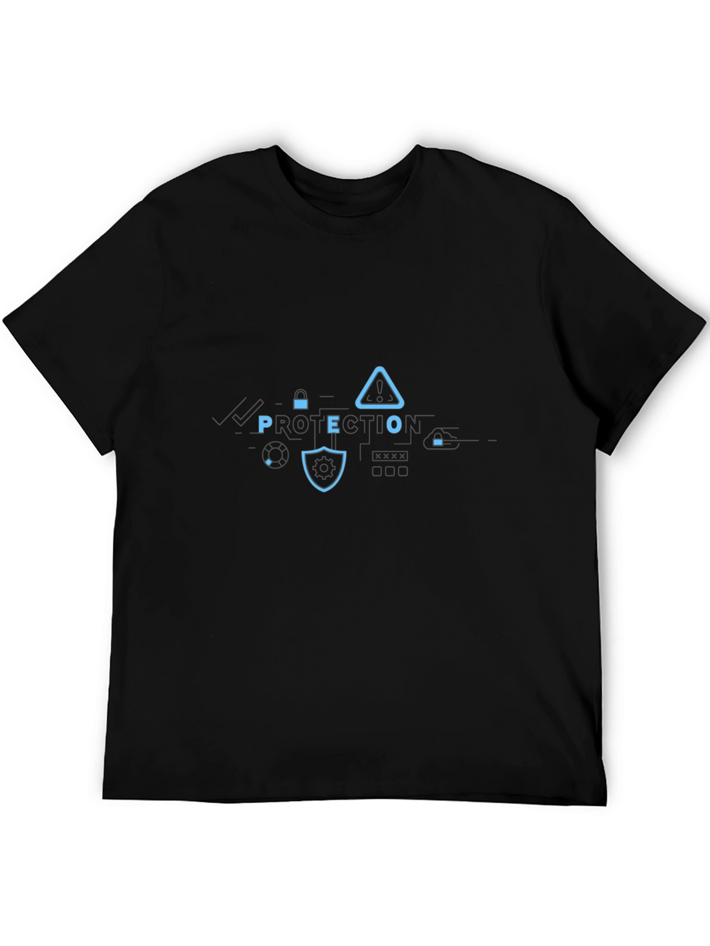 Geometric Graphic Tee - Modern Casual Wear