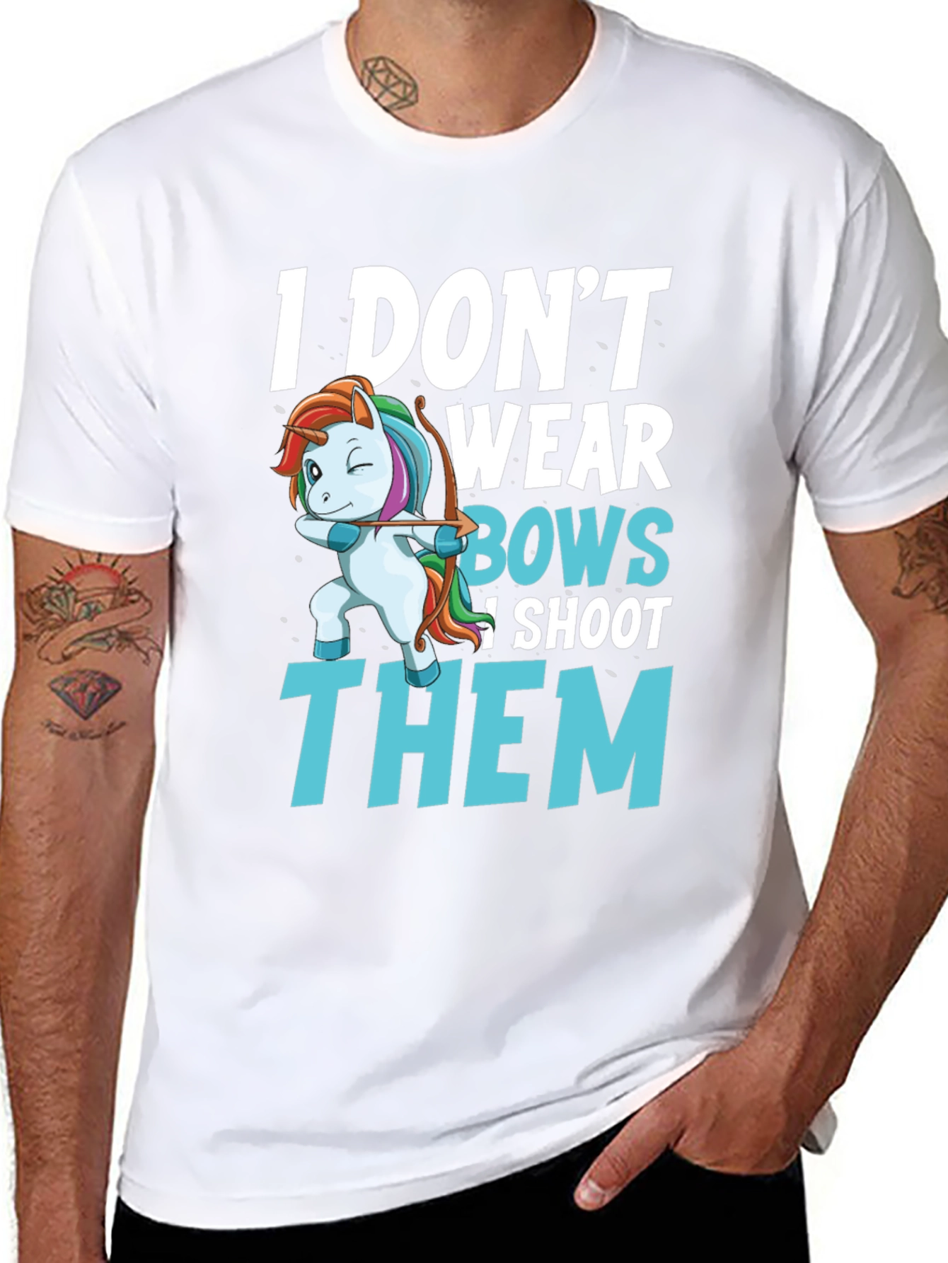 I Dont Wear Bows I Shoot Them T-Shirt