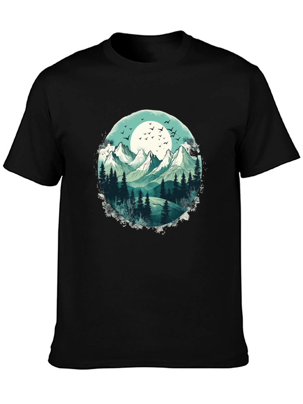 Mountain Landscape Graphic T-Shirt