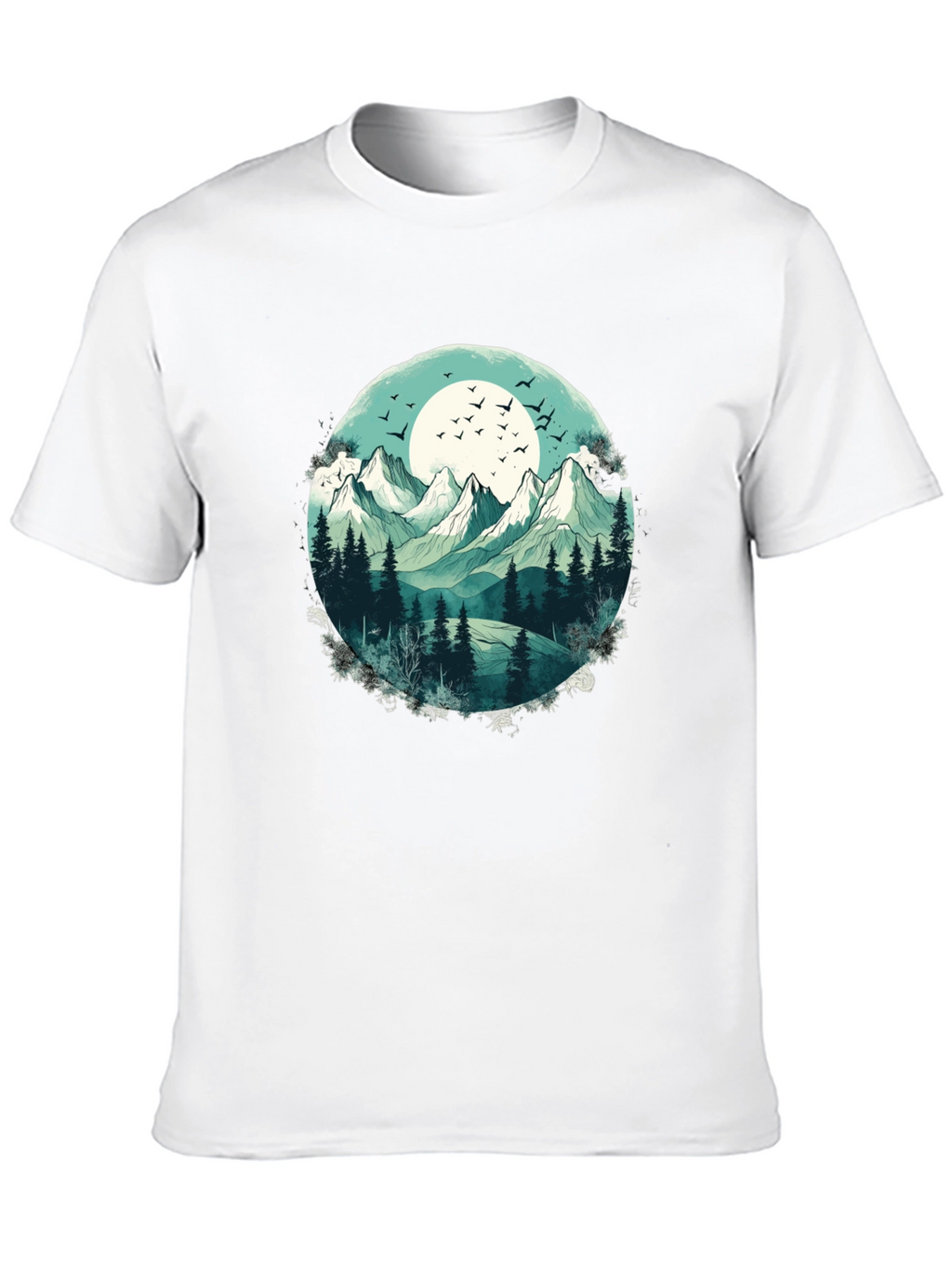 Mountain Landscape Graphic T-Shirt