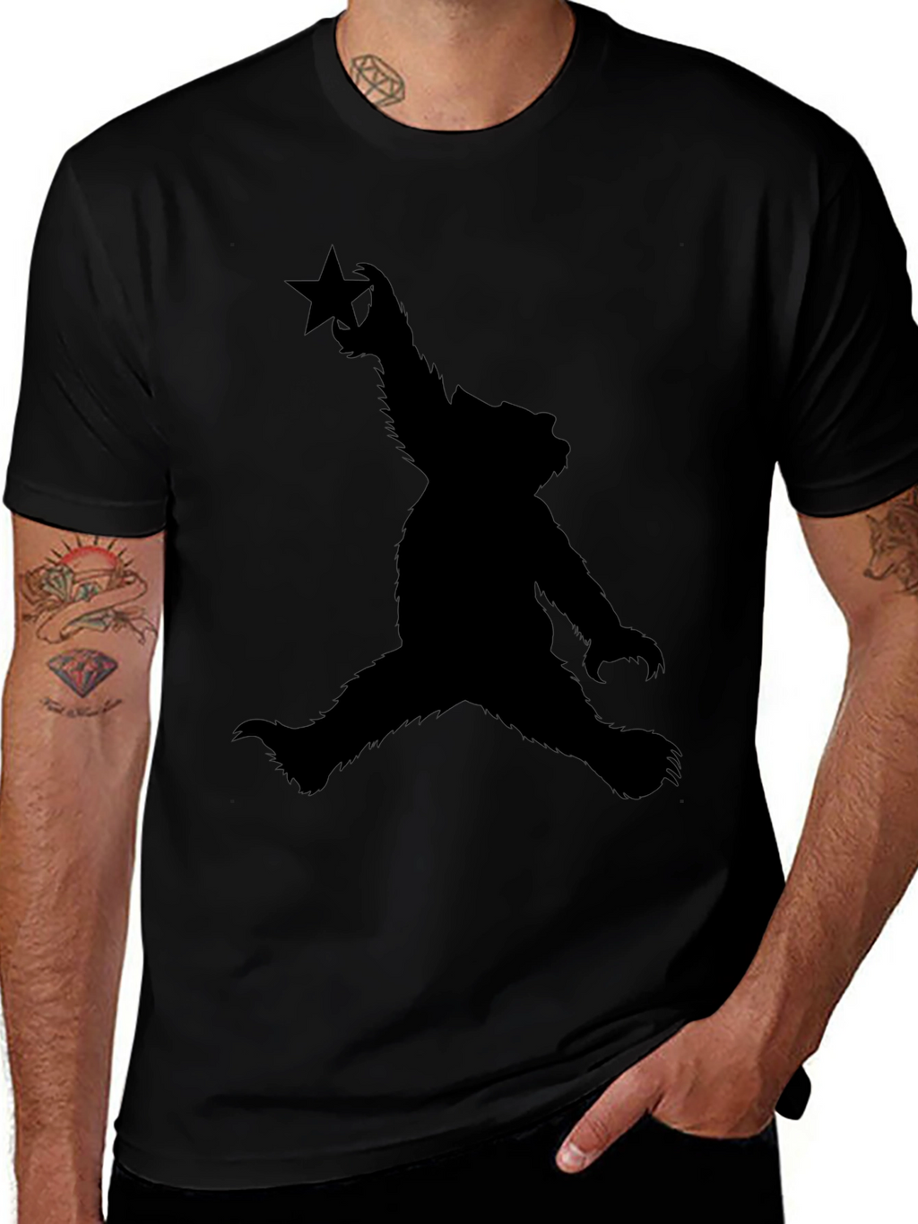Sasquatch Dunk T-Shirt - Black Graphic Tee