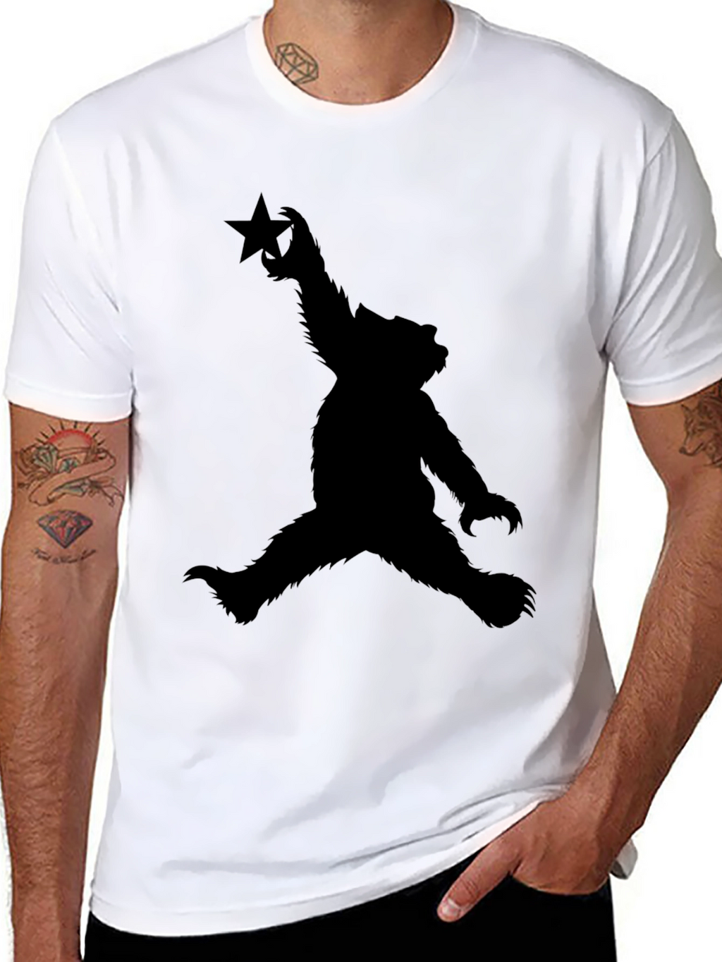 Sasquatch Dunk T-Shirt - Black Graphic Tee