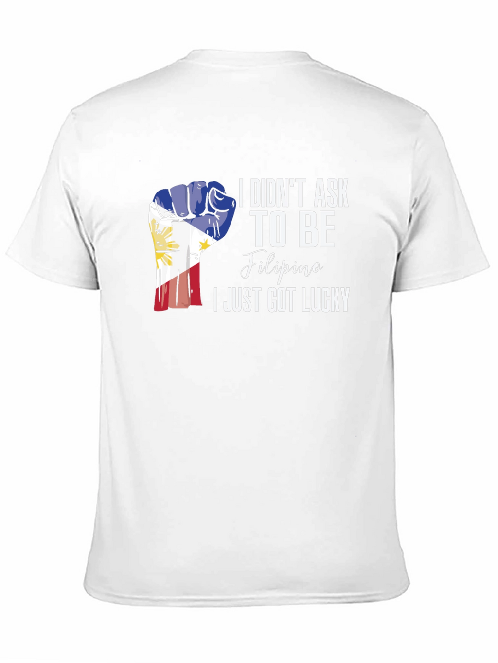Filipino Pride Fist Black T-Shirt